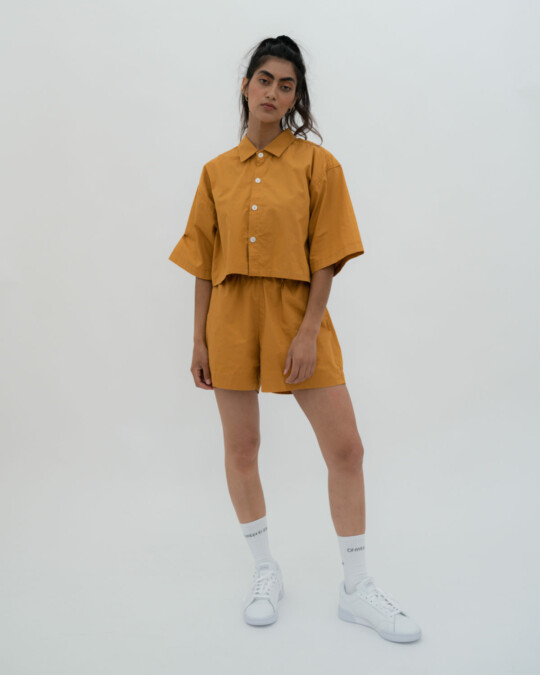 The PJ Shorts Dusty Orange_abbildung_model_bildnr0